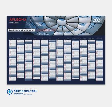 Preview: Wandkalender Apleona 2024