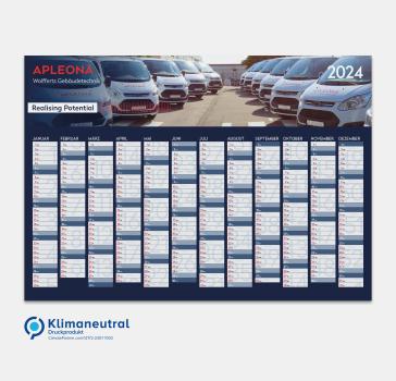 Preview: Wandkalender Apleona 2024