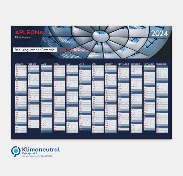 Wandkalender Apleona 2024
