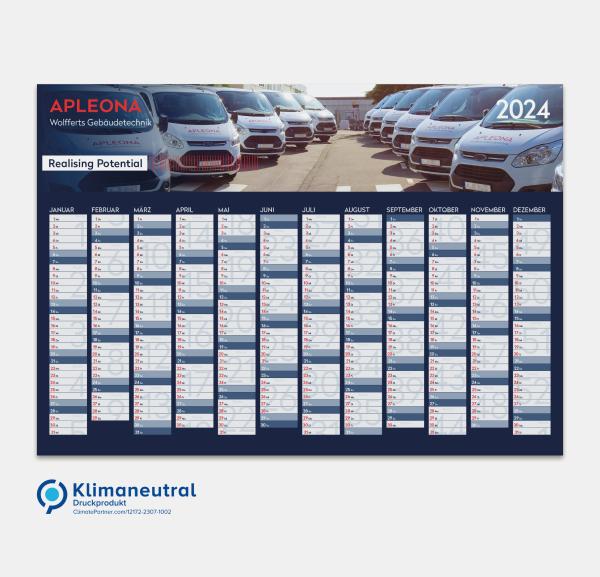 Wandkalender Apleona 2024